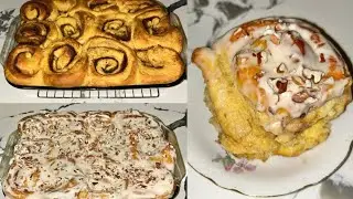Булочки с корицей и сладким картофелем — рецепт домашних булочек с корицей — осенняя серия выпечк...