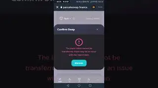 Terk terkehh CANT swap SCAM airdrop stop pay fees
