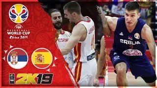 SRBIJA vs. ŠPANIJA - World Cup 1/8 Finals - NBA 2K19