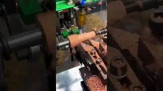 Making wood handle cutting process- Good tools and machinery make work easy