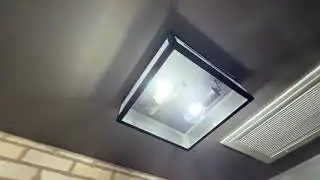 Modern Contemporary Outdoor Ceiling Light- what I like about this!