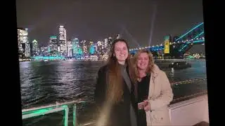 Vivid Sydney harbour Captain Cook boat cruise on Sydney 2000