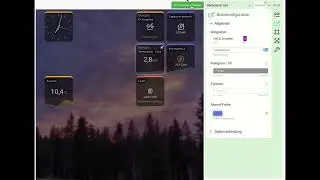 Timberwolf VISU: Benutzerdefinierte Anordnung von Widgets