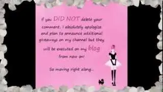 Miss A Giveaway Winner!