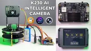 GoPro Killer! AI Motion 2 - K230 Vision Recognition Module AI Intelligent Camera & 2DOF Electric PTZ