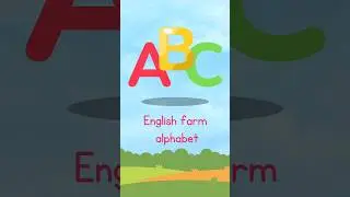 ABC, learning for toddlers  English Alphabet  
