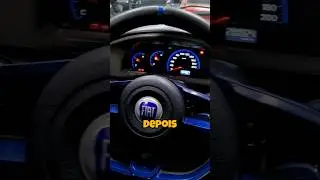 Personaliza&ccedil;&atilde;o painel Fiat Palio Led painel Palio #fiatpalio #fiatuno #fiat #led #shorts