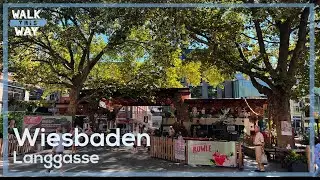 Wiesbaden (August 2022) Walking Tour 4K