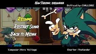 Exelovania Gameplay | FNF Skeletons Brothers: Fallen Borders | CHALLENGE