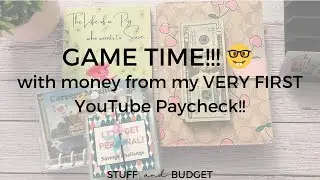 It's Game Time! 🎉 | Stuffing money from MY VERY FIRST YOU TUBE PAYCHECK Into Some Challenges