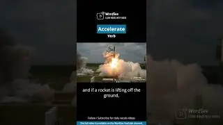 Learn the word accelerate in one minute - Improve your English vocabulary with real world examples