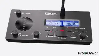 Exterior Display - VISSONIC IR Language Distribution System Digital 64 Channels Interpreter Desk