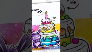 This Bunny Birthday Card Has a Surprise #crafts #DIY