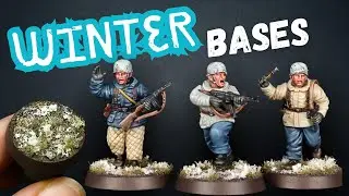 Easy Winter Basing for Wargaming Minis: Snowy Tips for Beginners!