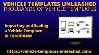 Importing and Scaling a Vehicle Template in CorelDRAW