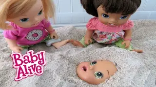 BABY ALIVE Babies Play In Sandbox!