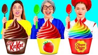 Me vs Grandma Cooking Challenge | Funny Food Recipes