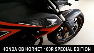Honda CB Hornet 160R Special Edition with dual disc brakes complete review, engine, price, specs