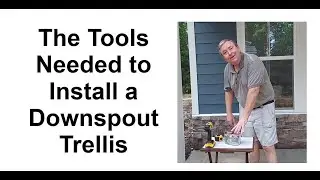 See what tools you need to install a Downspout Trellis & how to carefully Open the Package #unboxing