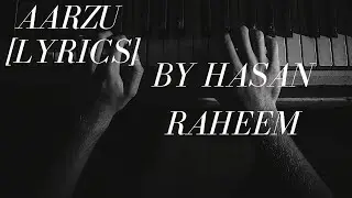 Aarzu Hasan Raheem Lyrics|Aarzu lyrics