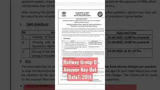 Railway group d answer key 2019