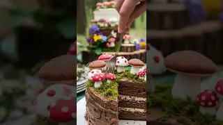 🍄 WHIMSICAL WOODLAND CAKE INSPIRATION! 🌲 Mushrooms, Edible Moss & Enchanted Forest Vibes