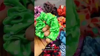 Scrunchies - Fashion Hair Accessories 😍 Best Price Availabile On Bolton Market Bazar #wholesaler
