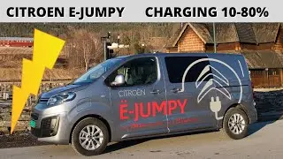 Citroen E Jumpy Charging Session 10-80%