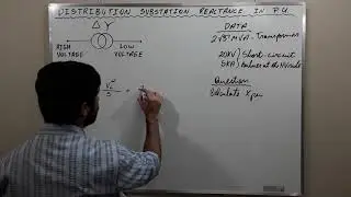 DISTRIBUTION SUBSTATION SERIES REACTANCE IN PER UNIT