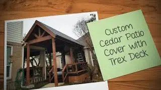 Custom Outdoor Cedar Patio Cover with Trex Deck - Freedom Outdoor Living - San Antonio, TX