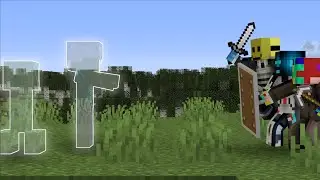 Minecraft, But the mobs are invisible...