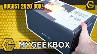What's inside the August 2020 My Geek Box Subscription Box? | Video Unboxing!