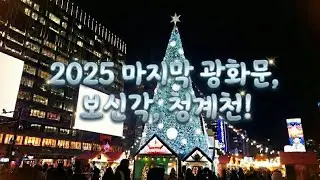 2025년! 서울의 마지막 밤 ✨2025年！ソウルの最後の夜を収めました！VLOG ✨ (光化門マーケット・除夜の鐘)
