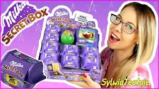 OTWIERAM MILKA SECRET BOX z KOSMICZNYMI ZABAWKAMI !!! SZUKAM R&Oacute;ŻOWEJ ŚWINKI #SylwiaTestuje #Milka