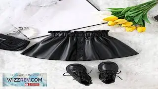Baby Girl Paper Bag Waist A Line Skirt SHEIN USA Review