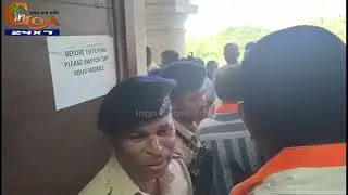 High voltage drama as BJP workers argue with police personnel
