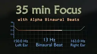 Focus Boost: 13 Hz Pure Binaural Beats