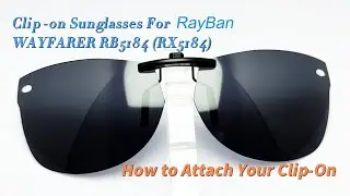 For RayBan WAYFARER RB5184 (RX5184) 52X18 | Custom Polarized Clip-On Lenses (Black) Review