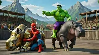 SPIDERMAN Wins The Magic Legendary Rhino Racing Championship &ndash; Epic Racing Challenge