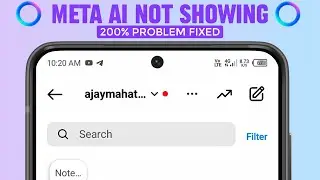 Fix Instagram Meta AI Chat Option Not Showing | Meta AI Not Showing On Instagram✅