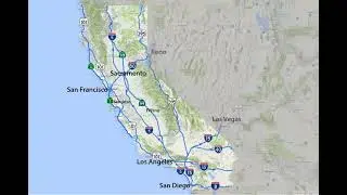 Map of California's Major Highways