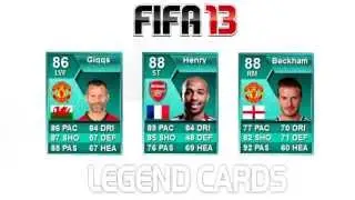 FIFA 14 Ultimate Team Idea - LEGEND CARDS!
