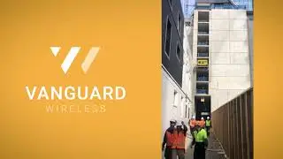 Evacuation test of Vanguard Wireless system on construction site