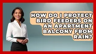 How Do I Protect Bird Feeders On An Apartment Balcony From Rain? - Bird Watching Diaries