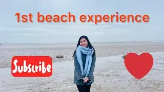 My first experience in beach￼,sourtherness beach ,sandyhill #travel #scotlands #enjoy #indian #beach