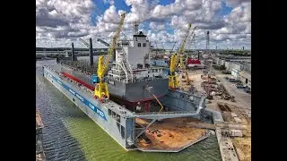 The largest floating dock in the Baltic States owned by the Western Shipyard Group of Companies