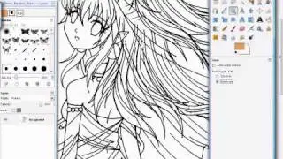 Inking and Lineart: How to Make Neat Lineart on GIMP