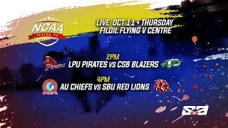 NCAA 94 Men's Basketball: LPU vs. CSB & AU vs. SBU - October 11 | Live on S+A