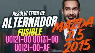 Mazda 2015 2.5 falla de alternador ⚠️ | 3 pruebas reales + c&oacute;digos U0121 U0131 | Direcci&oacute;n dura