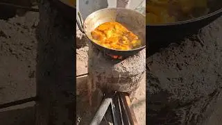 Mati aloo /largest big potato fish curry  #shorts  #chulhacooking #viralvideo